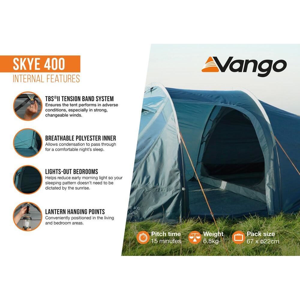 Vango Skye 500 Pole Tent Deep Blue