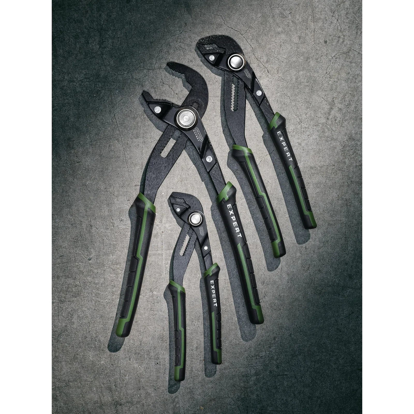 Draper Expert Quick Release Water Pump Pliers Set (3 Piece) - PL-EX/QRWPP-SET