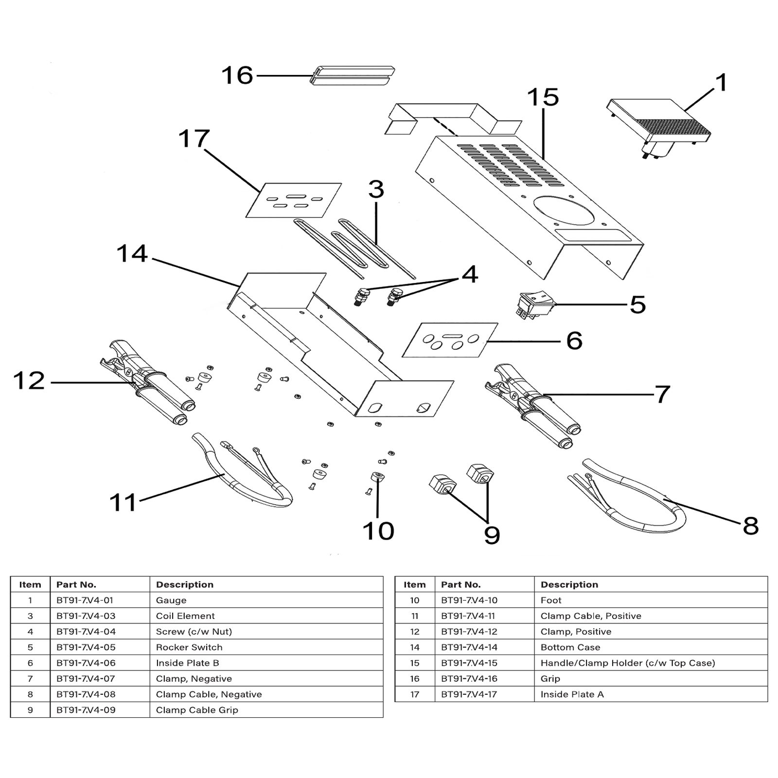 Sealey Grip BT91-7.V4-16