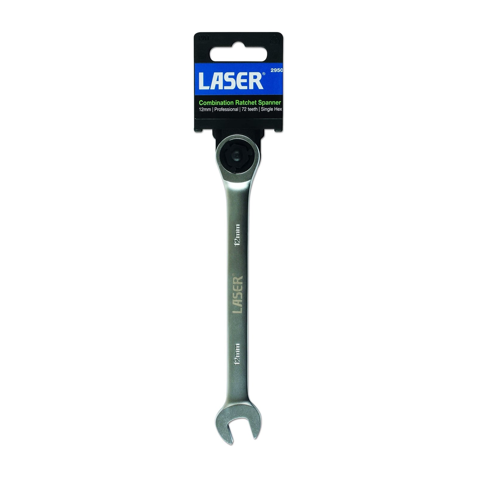 Laser Ratchet Combination Spanner 12mm 2950