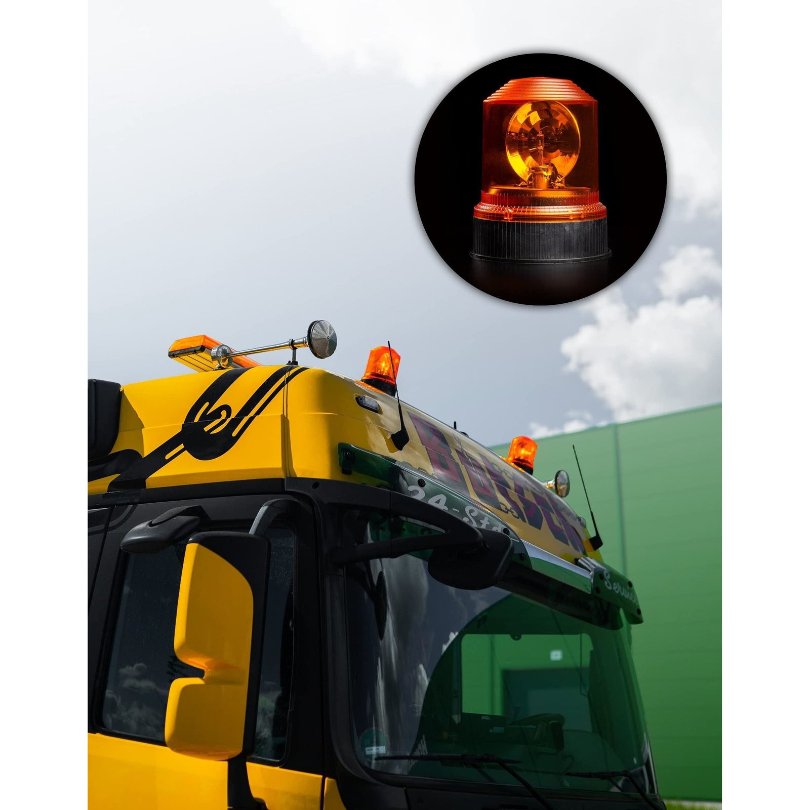 Osram LIGHTsignal HALOGEN BEACON LIGHT, rotating beacon, 360°, aber flashing li