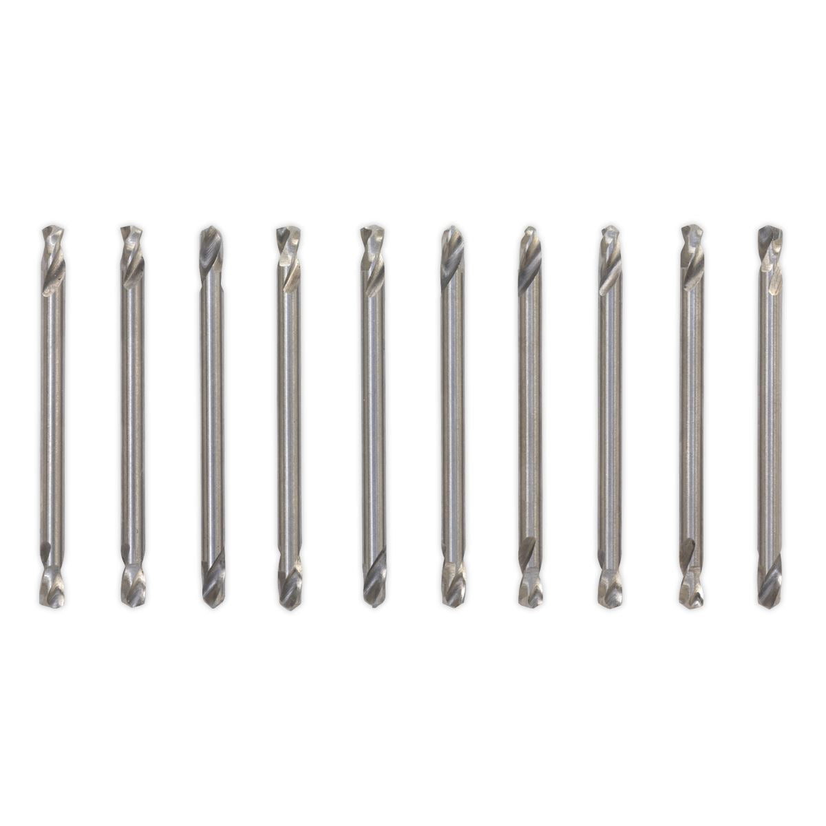 Sealey 10pc 1/8" Double End Drill Bit Pop Rivet Riveting Pilot Hole 3.2mm