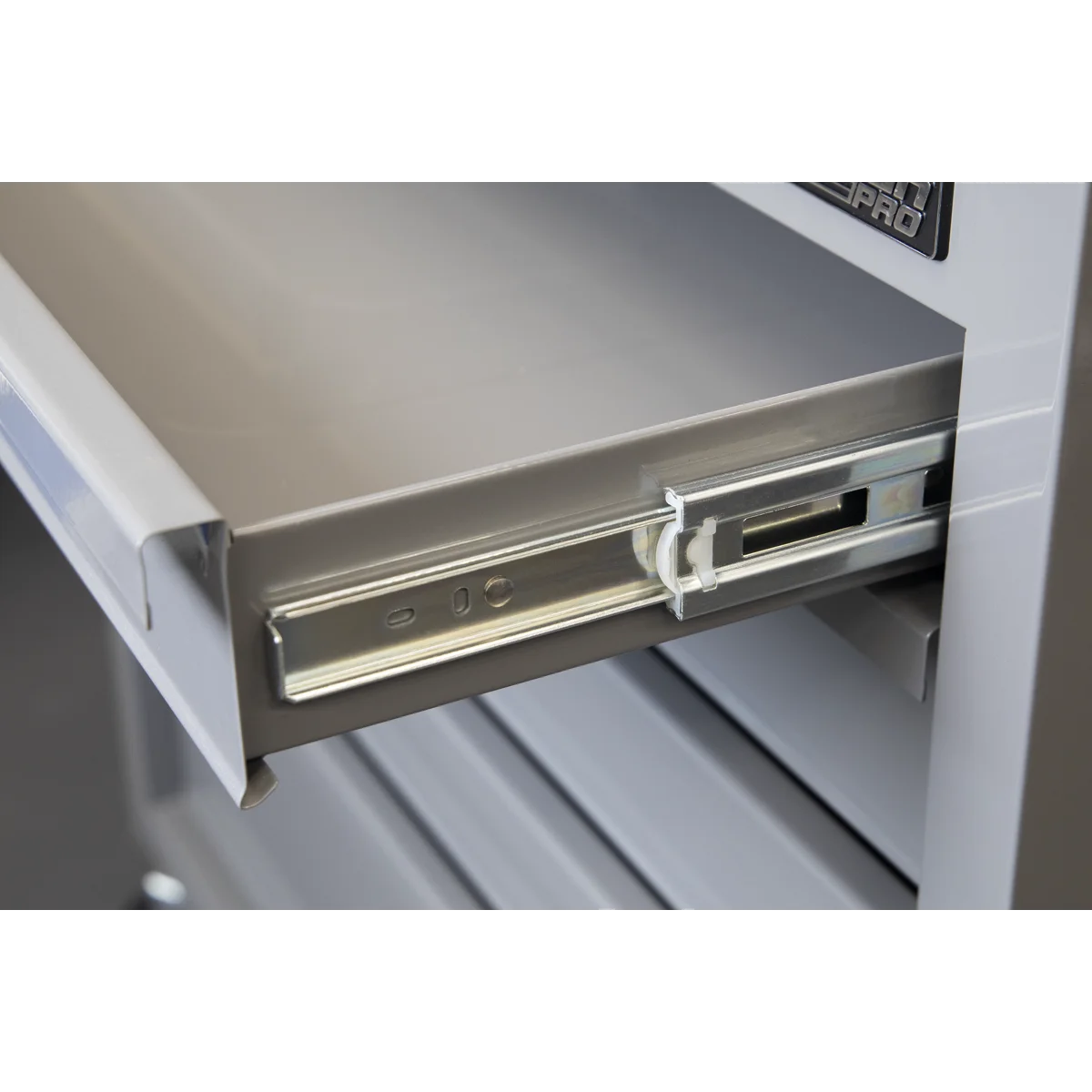 Sealey Mobile Workstation APMWS1G 5 Drawer Grey with Wooden Worktop