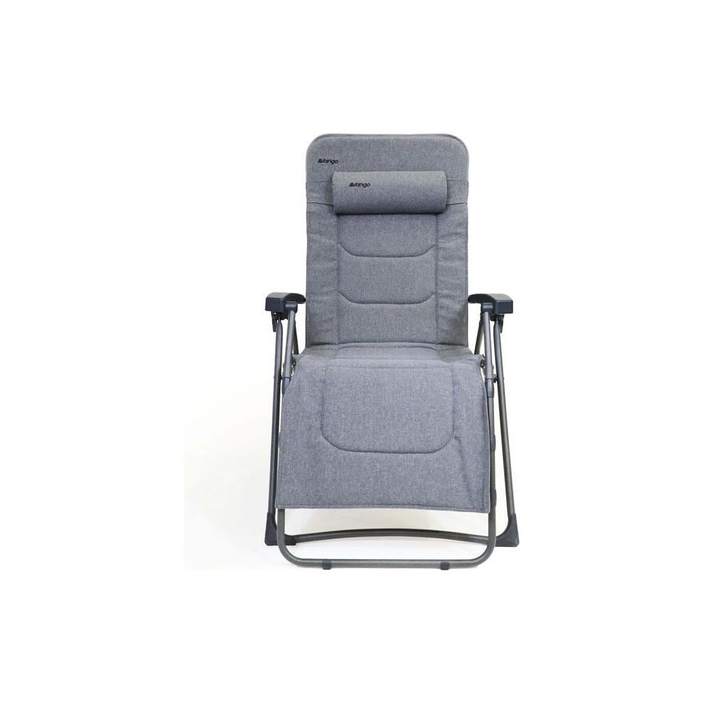 Vango Riviera Camping Lounger Heather Grey Chair