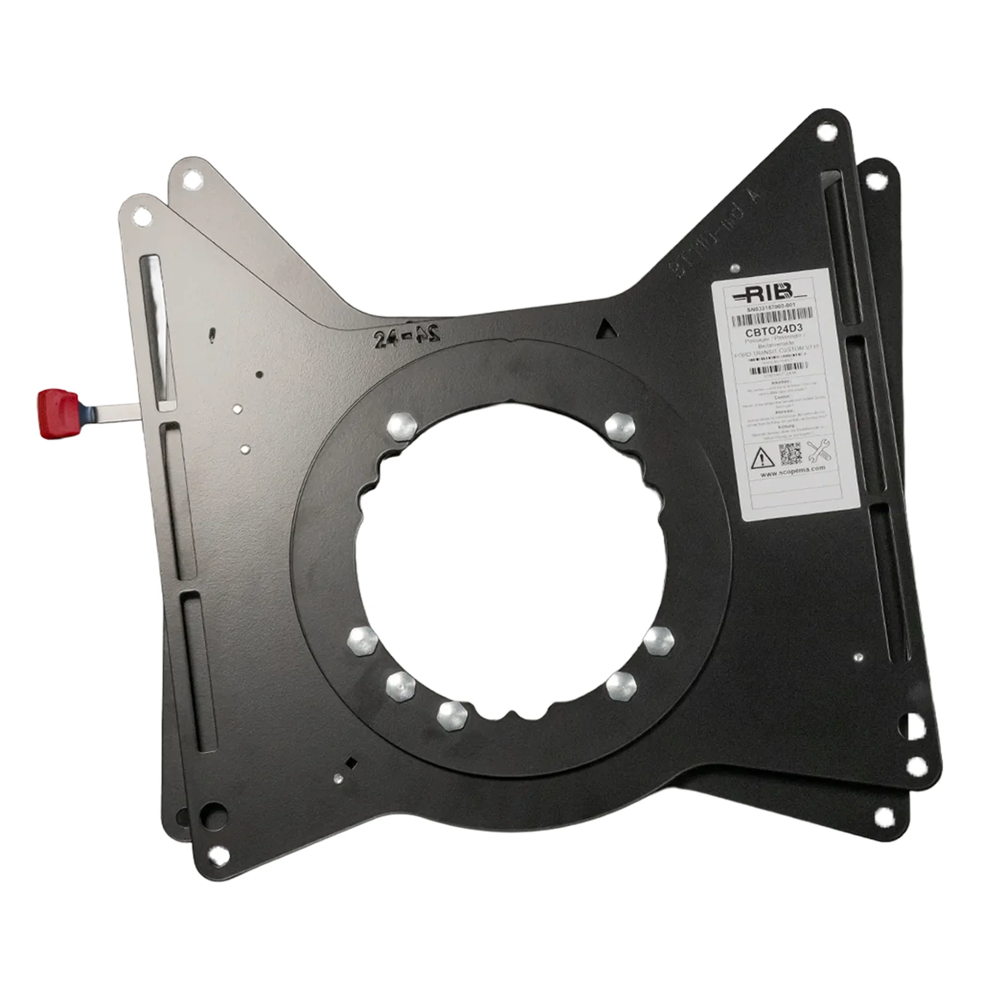 Scopema Passenger Swivel Seat Base for Ford Custom V710