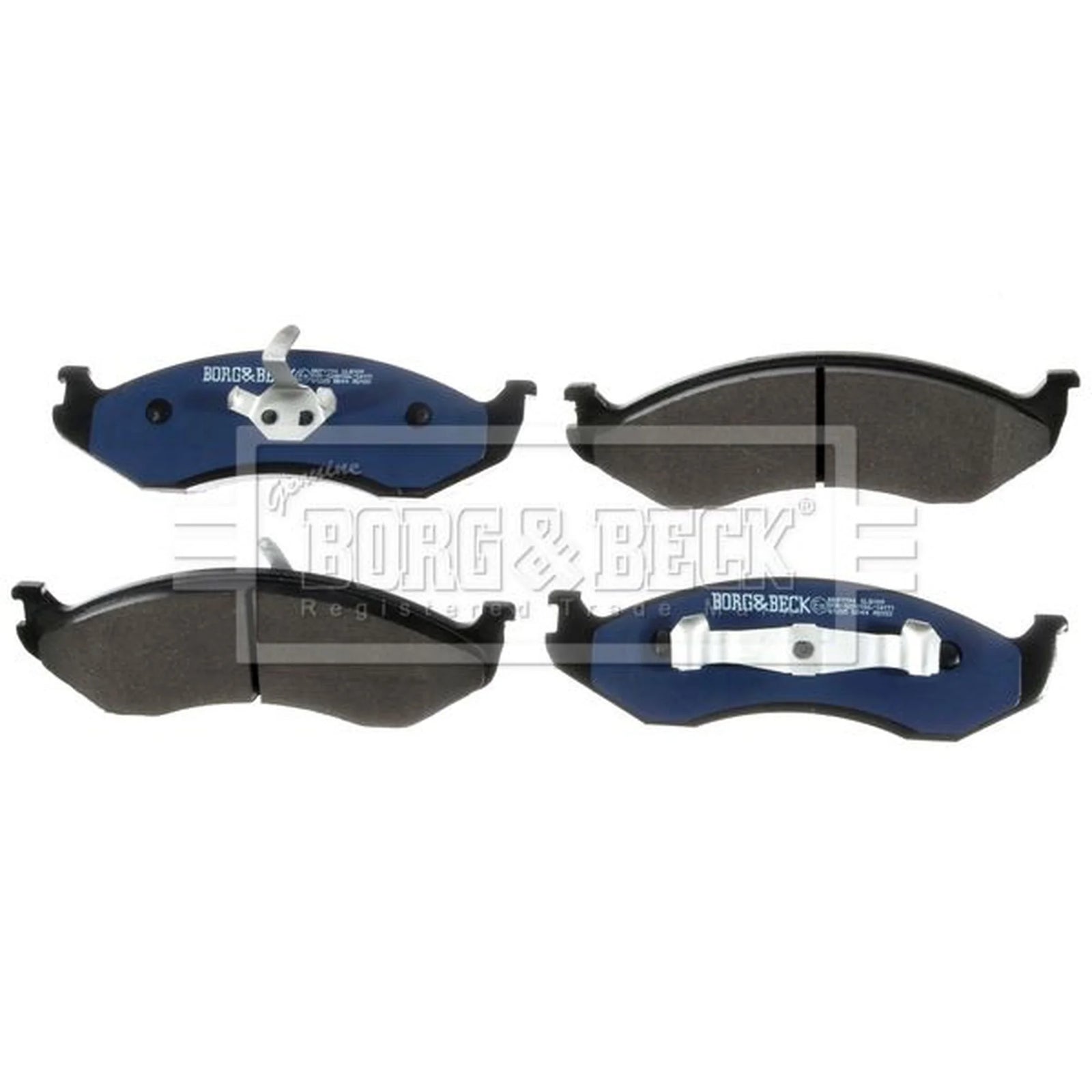 Borg & Beck 4 x Front Brake Pad Set BBP1794