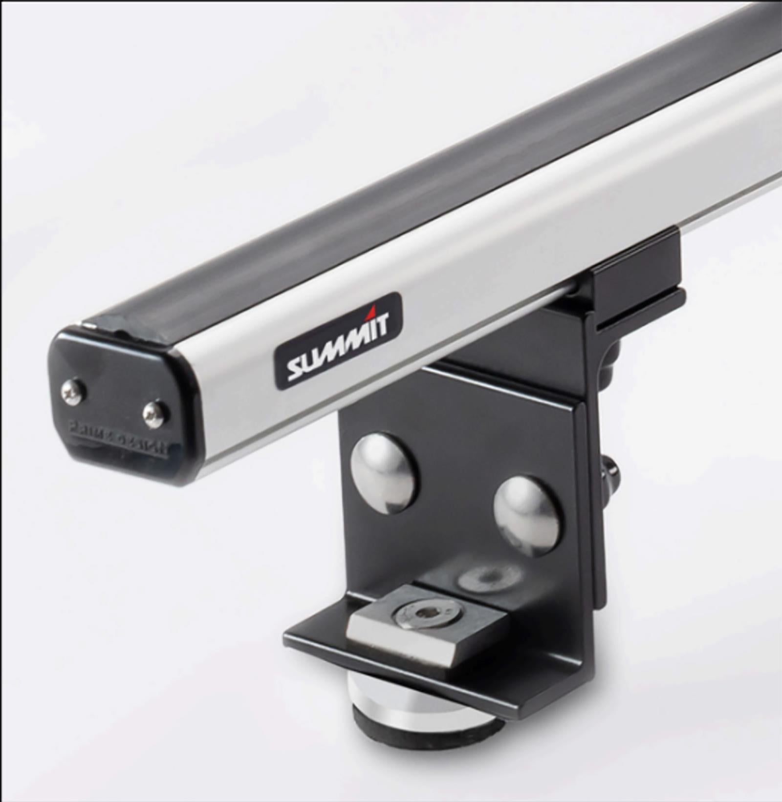 Summit Commercial 3 x Aluminium Fixed Point Roof Bars Rack 1.5m SULC-007