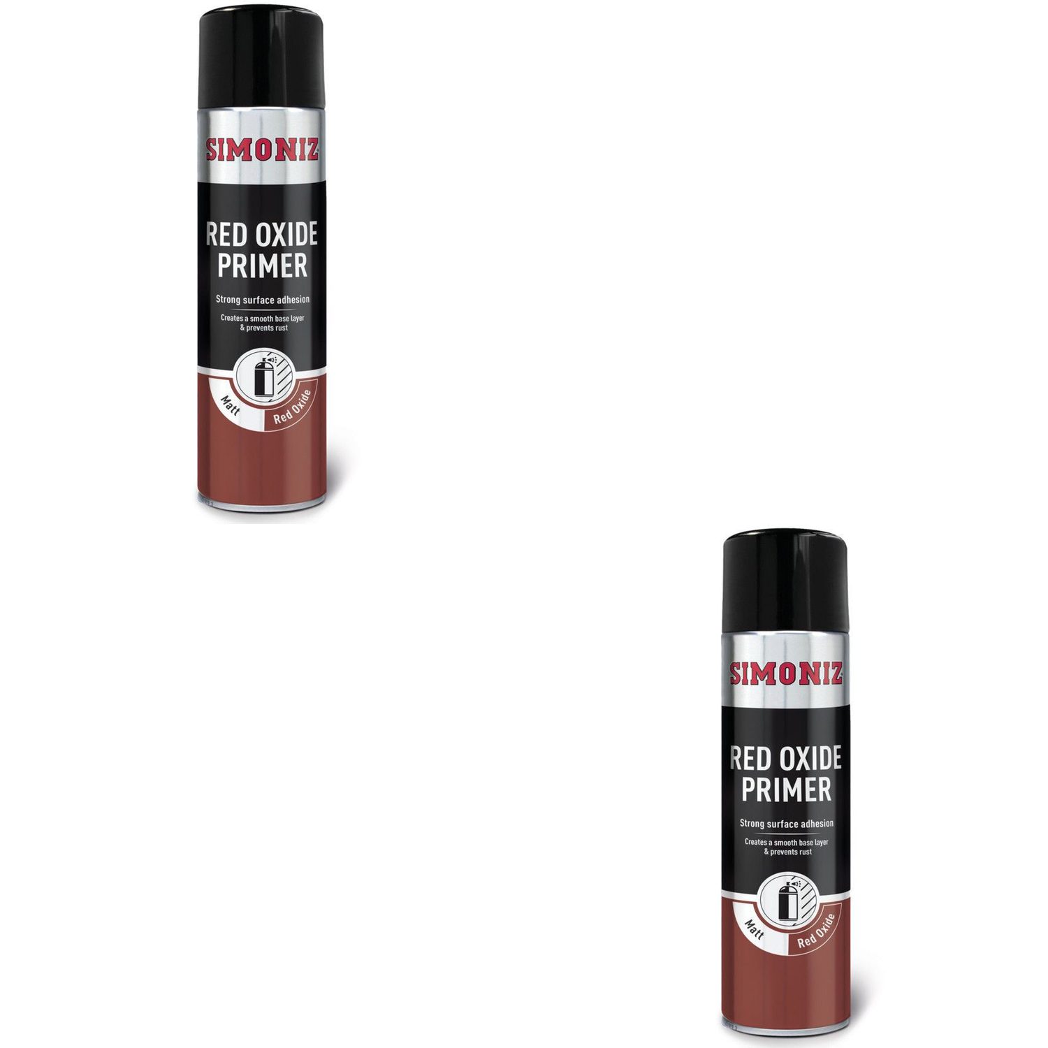 Simoniz Red Oxide Primer Spray Paint 500ml SIMP13D
