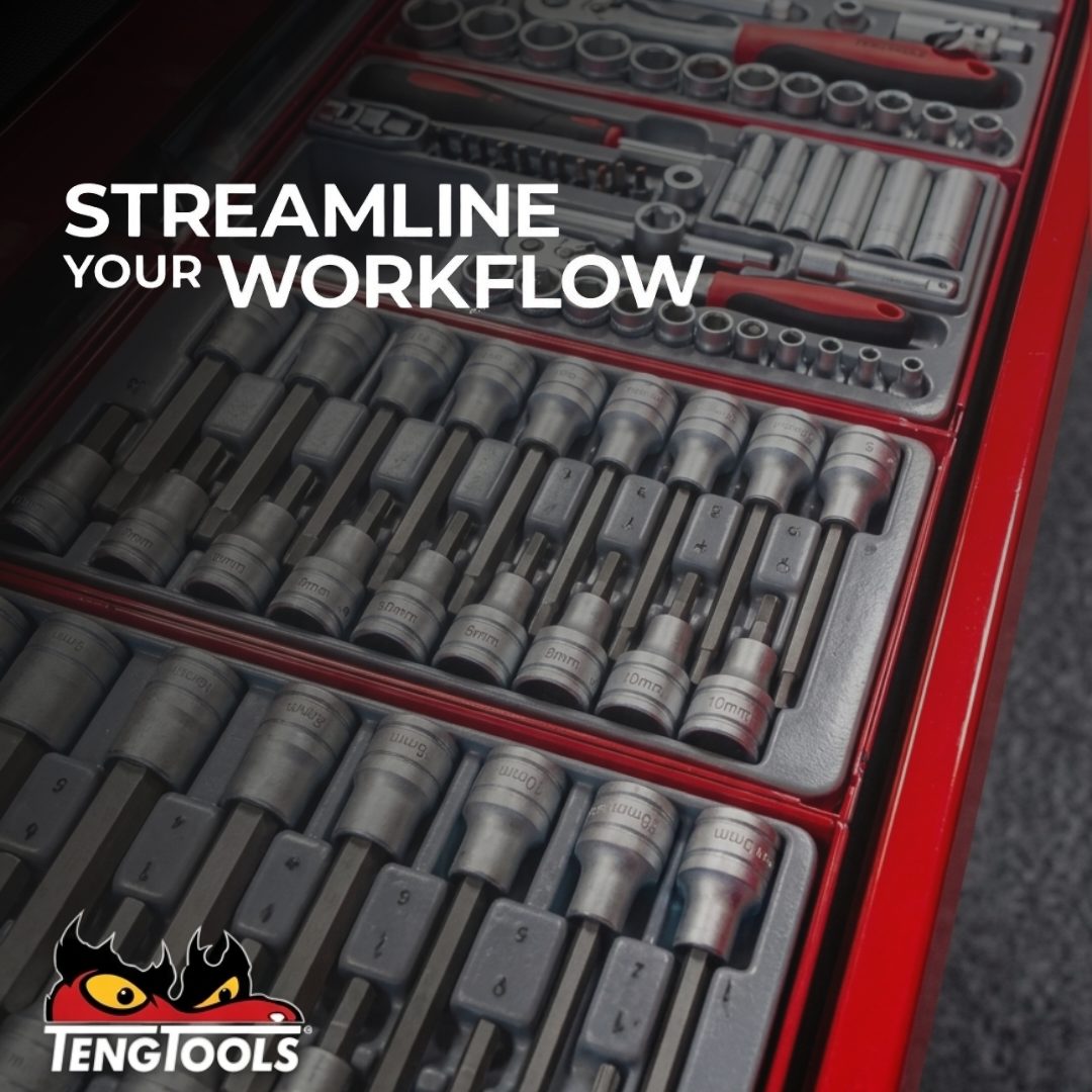 Teng Tools Bit Driver Extension 141mm 1/4" Hex