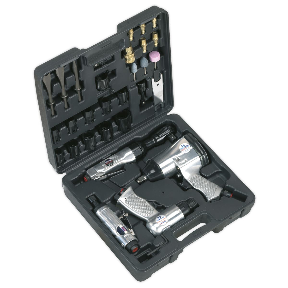 AIR TOOL KIT 4PC WITH ACCESSORIES