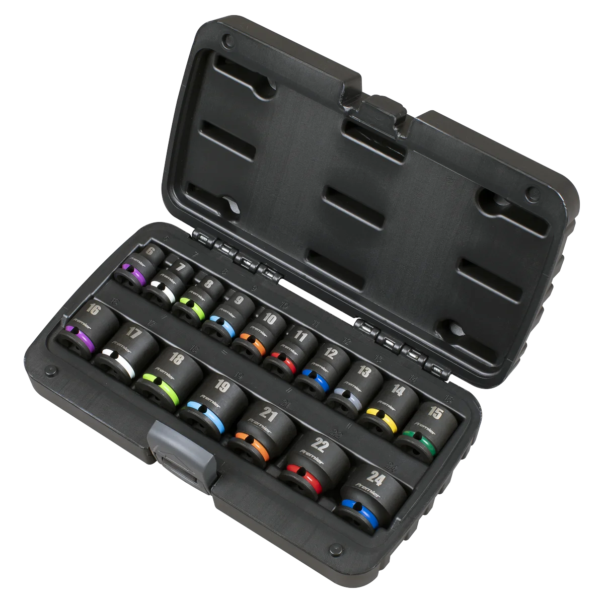 Sealey Premier Impact Socket Set 3/8" Drive 17 Piece
