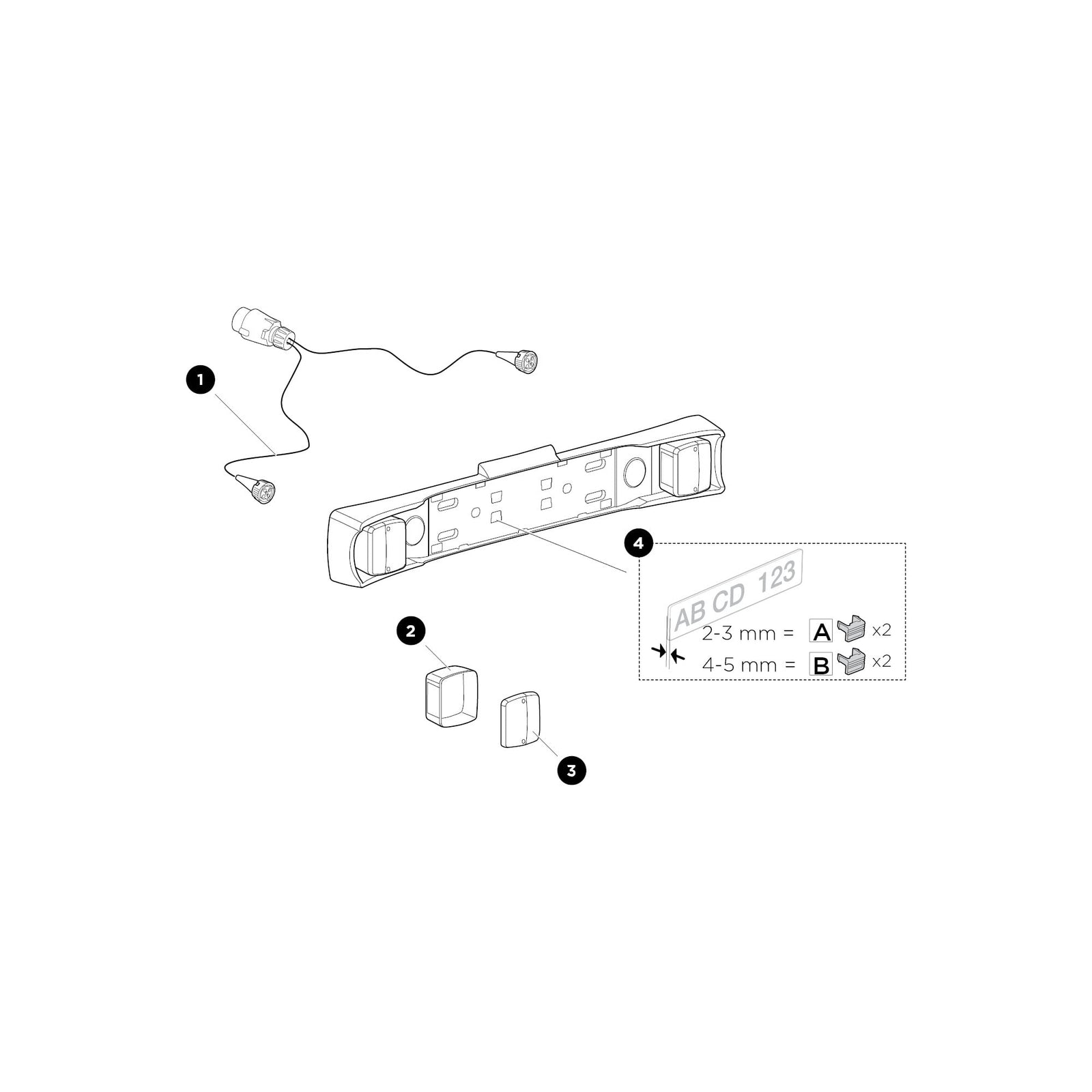 Thule 7 Pin Cable Connector 1500051162