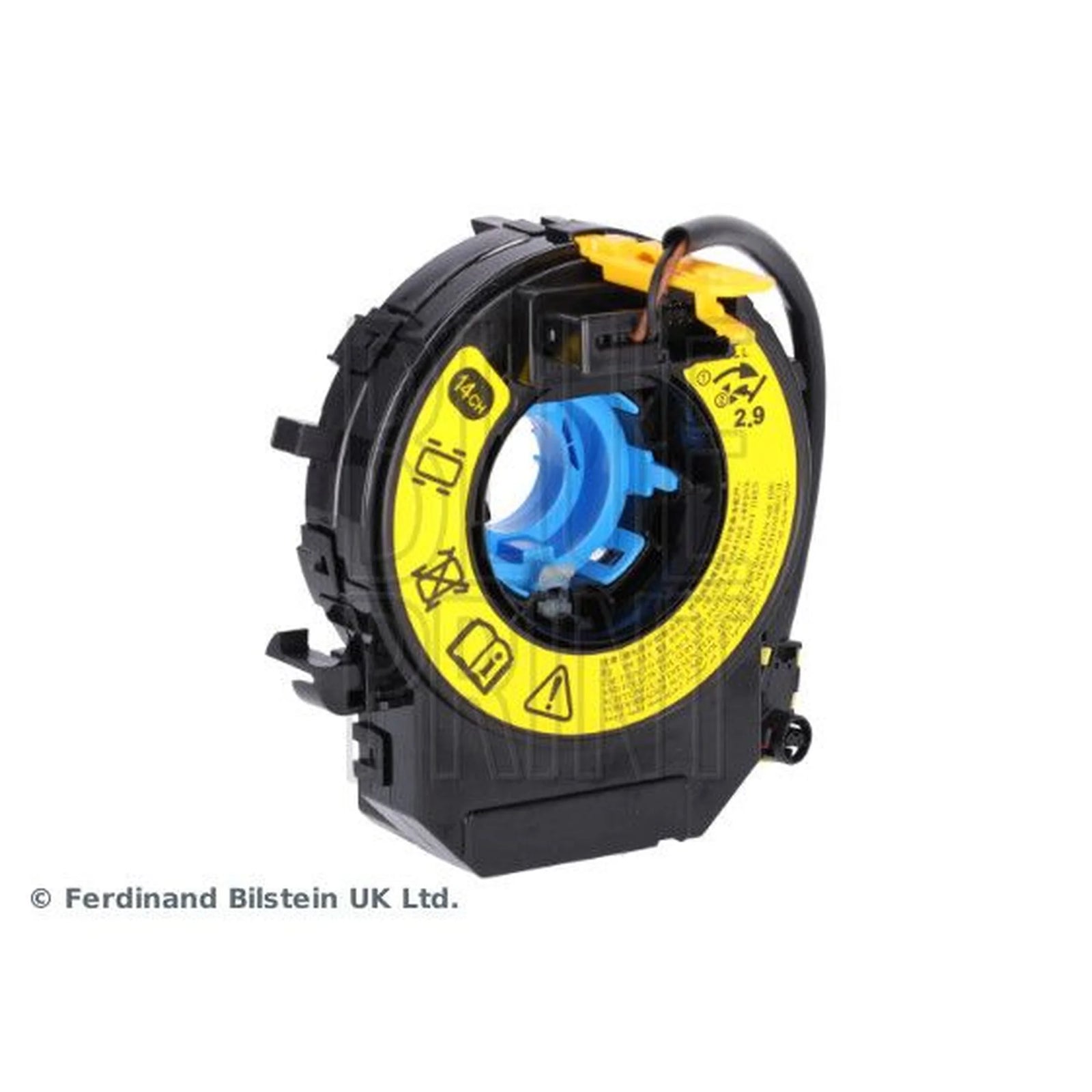 Blue Print Airbag Clock Spring 4 Connectors Plastic ADBP140044
