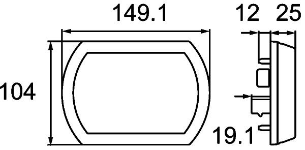 Hella Direction Indicator Light 2BA 013 330-007