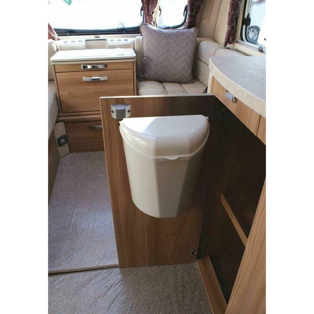 Leisurewize Caravan, Motorhomes, Boats & Home Cupboard Compact 6L Small Mini Bin