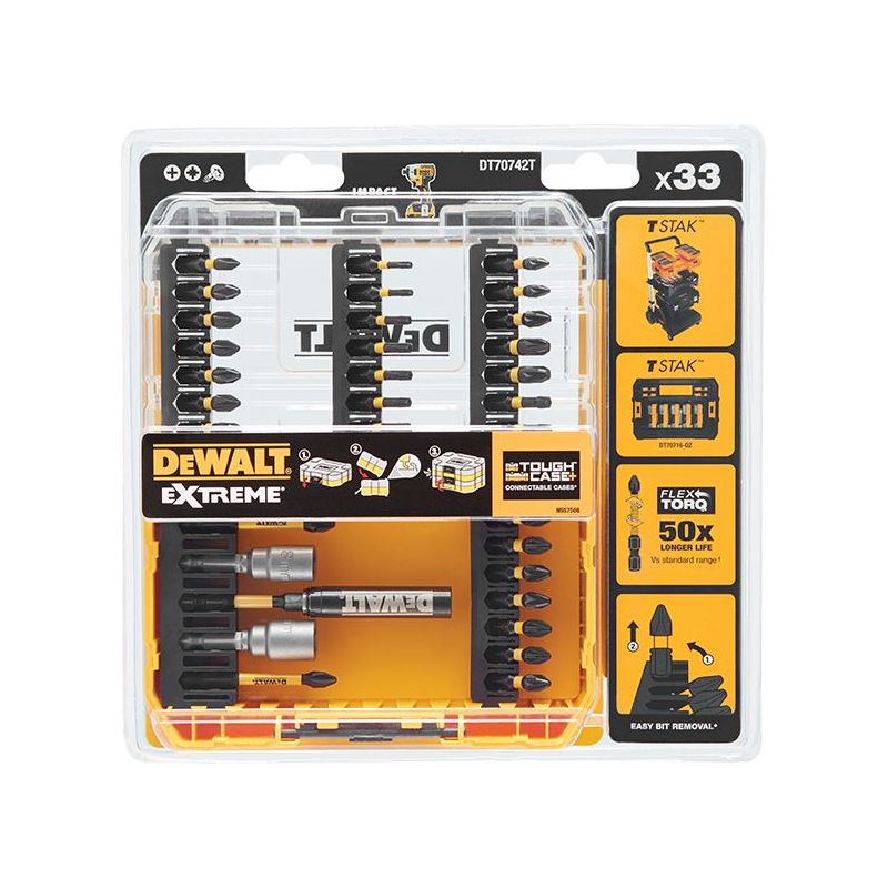 Dewalt Power Tools DT70742T FLEXTORQ™ Screwdriving Set, 33 Piece