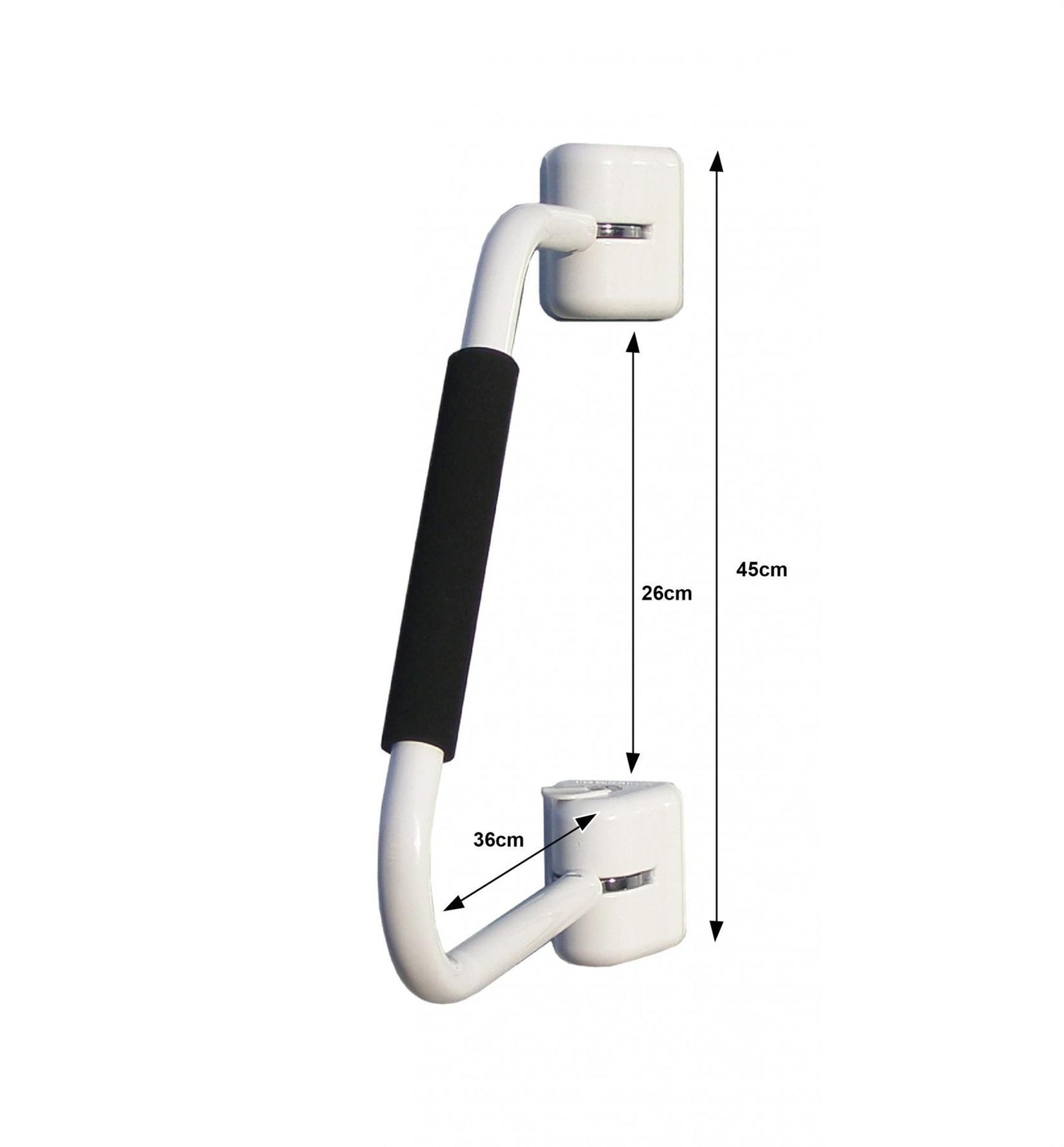 Milenco Large Security 41 Hand Rail & Locks – Twin-Lock, Anti-Bump Caravan & Motorhome Grab Handle (SKU 2066)