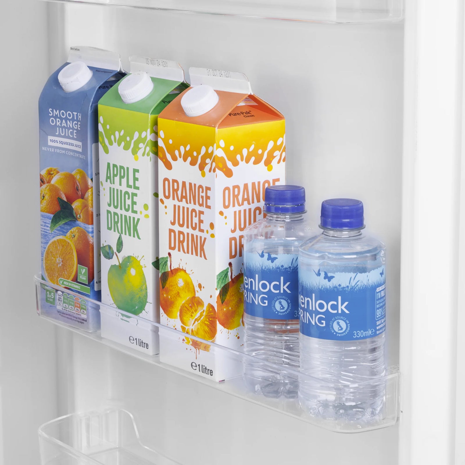 Baridi Freestanding Larder Fridge DH322 241L White