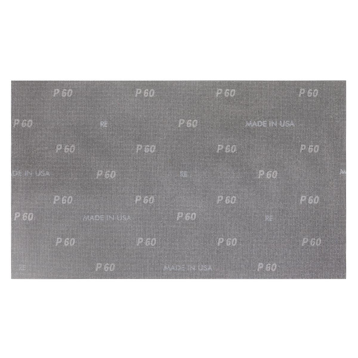 Sealey Mesh Orbital Screen Sheets 12 x 18" 60 Grit Pack of 10 MOS121860