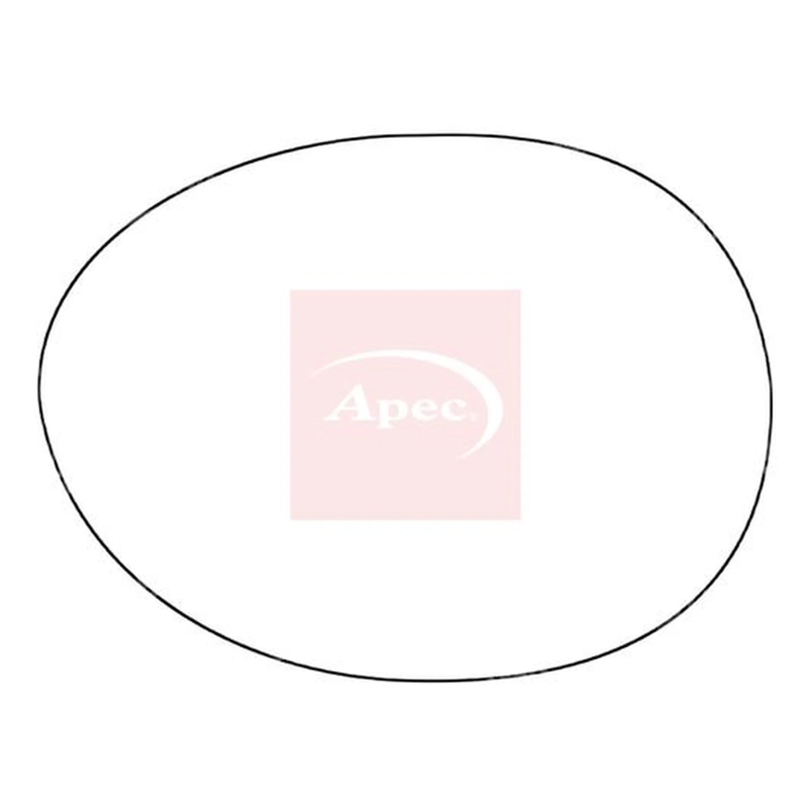 Apec Exterior Wing Mirror Glass Left AMS2641