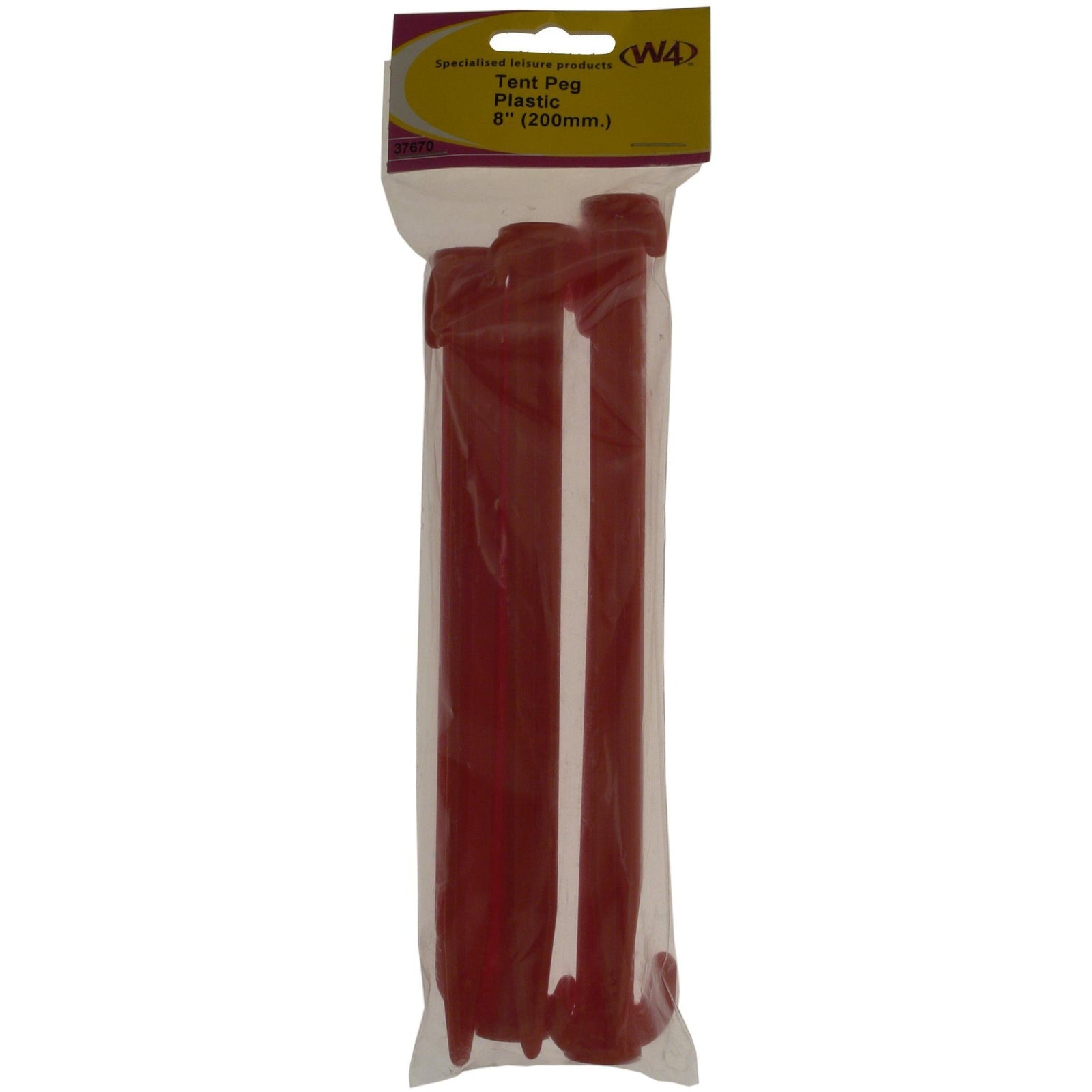 MDS1203 W4 8 Plastic Tent Peg 5 pack 37670