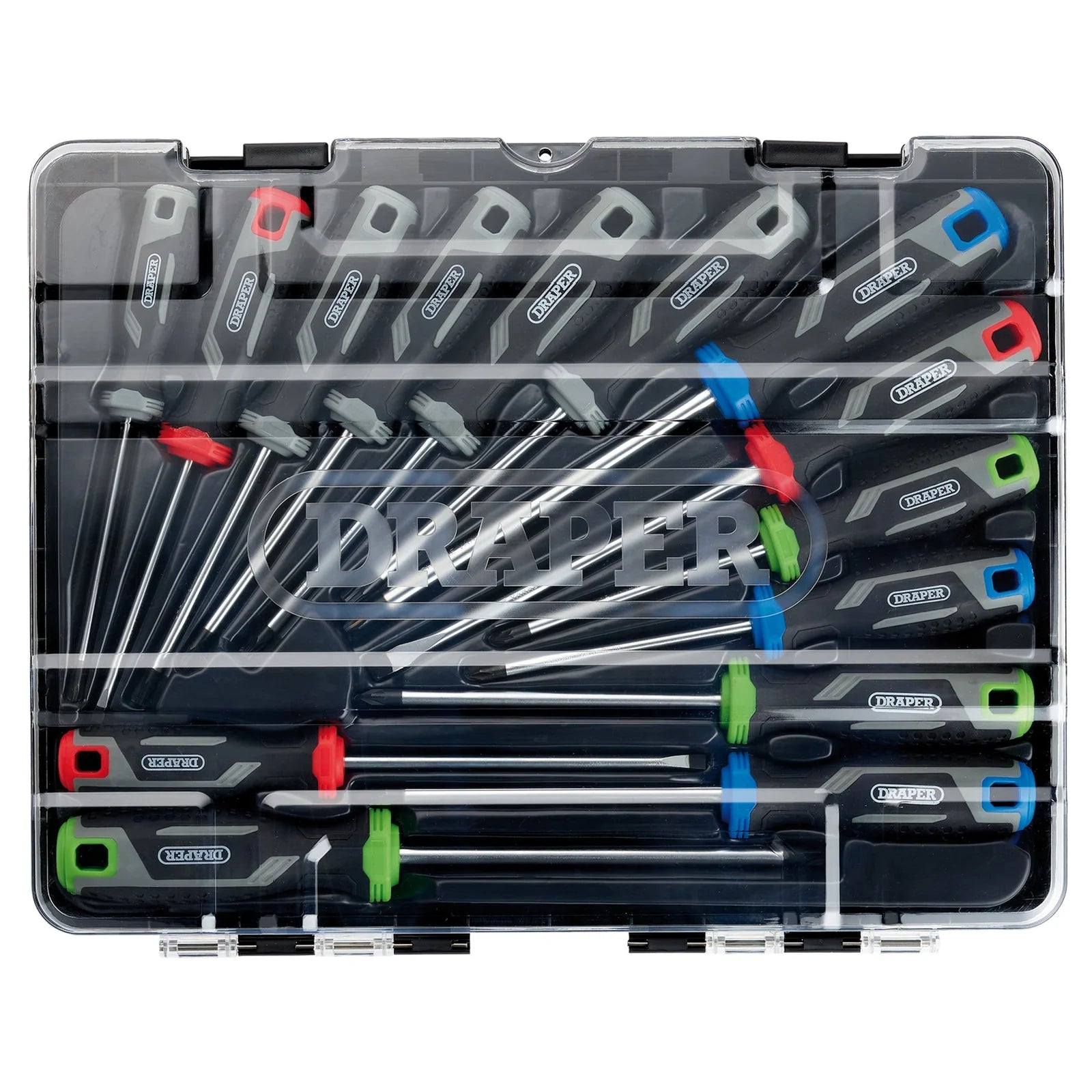 Soft Grip Screwdriver Set with Draper TX-STAR® (14 Piece) - 200/S7