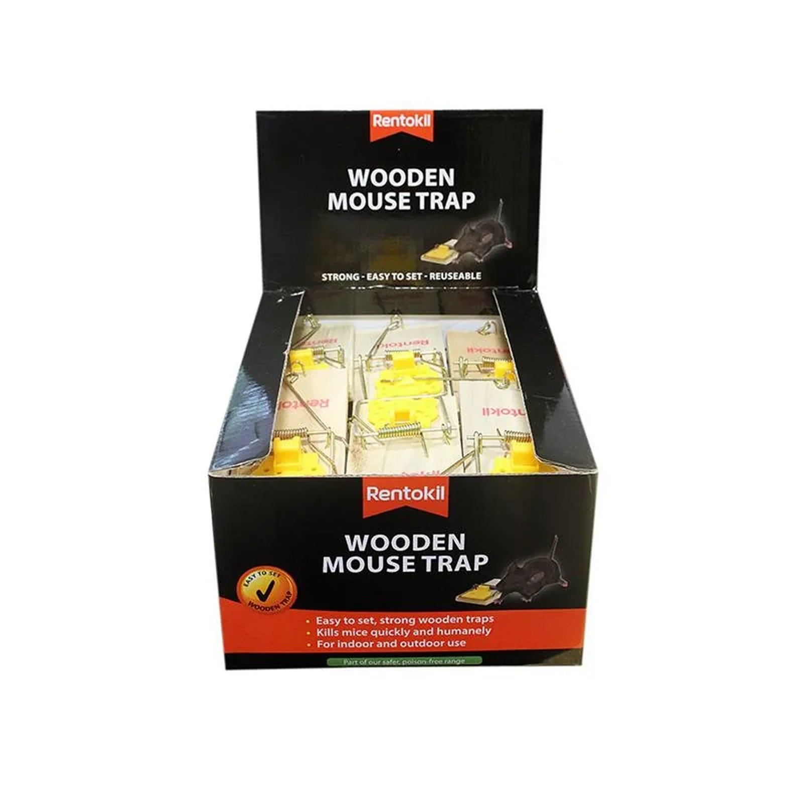 Rentokil Wooden Mouse Trap PWL01 - PWL01