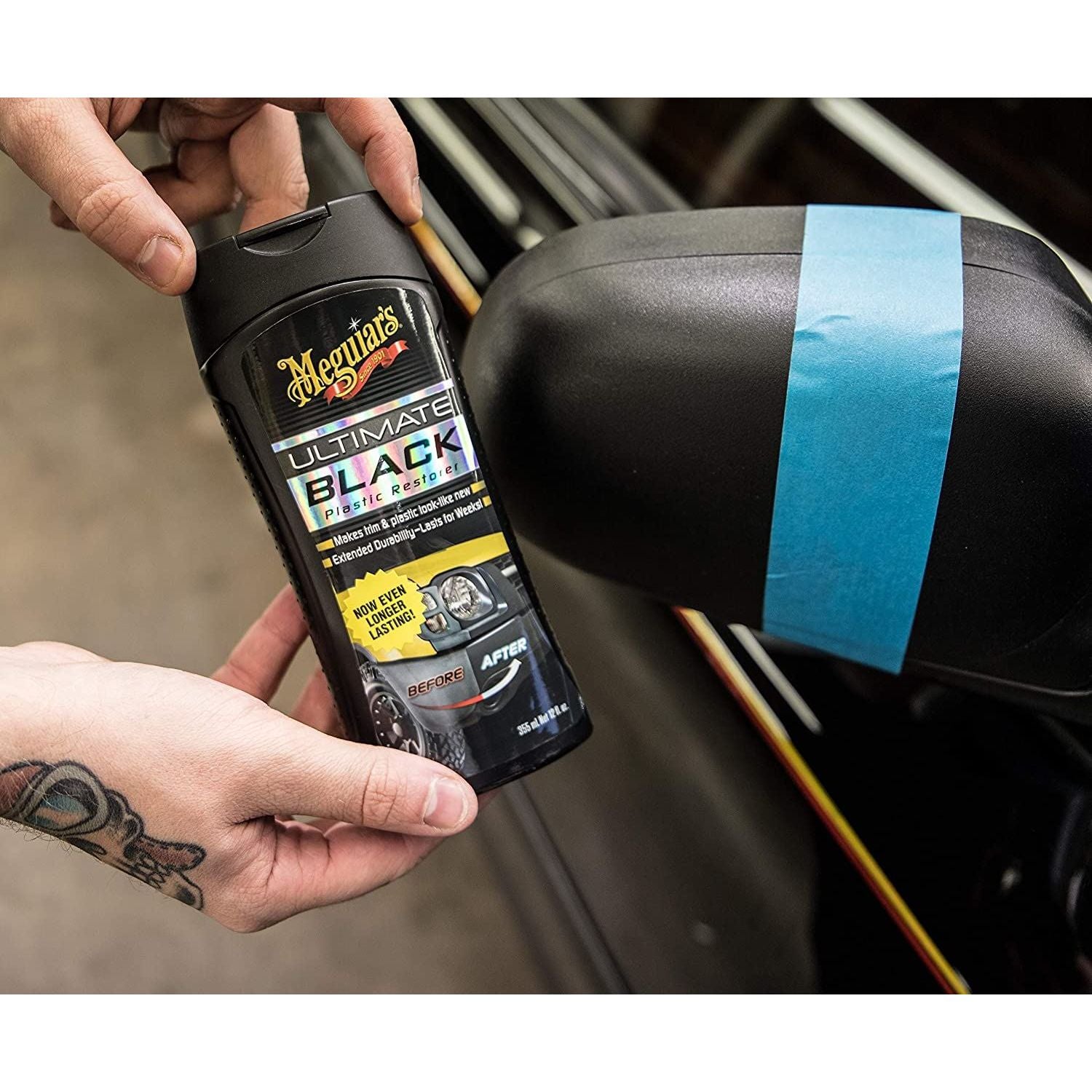 2x Meguiar's G15812EU Ultimate Black Plastic Restorer 355ml