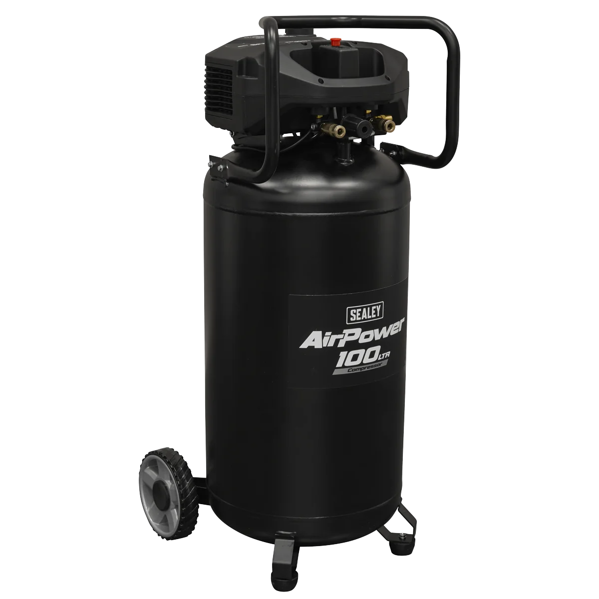 Sealey 100L Oil Free Belt Drive Vertical Compressor 2.5hp