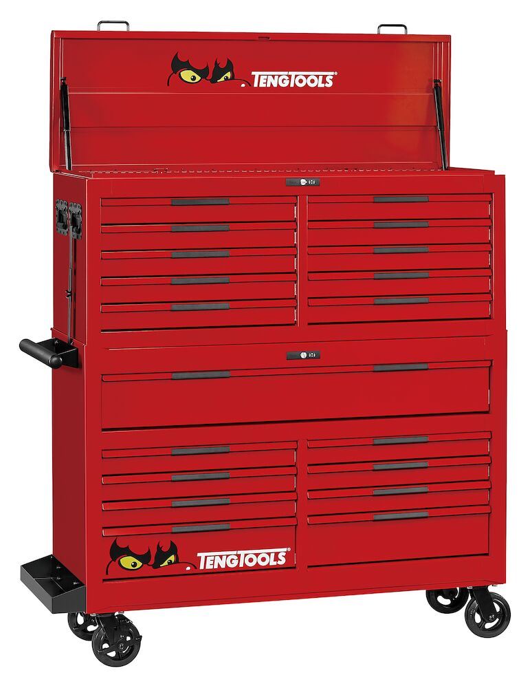 Teng Tools 53" PRO35™ Monster stack tool kit 1295 pieces red