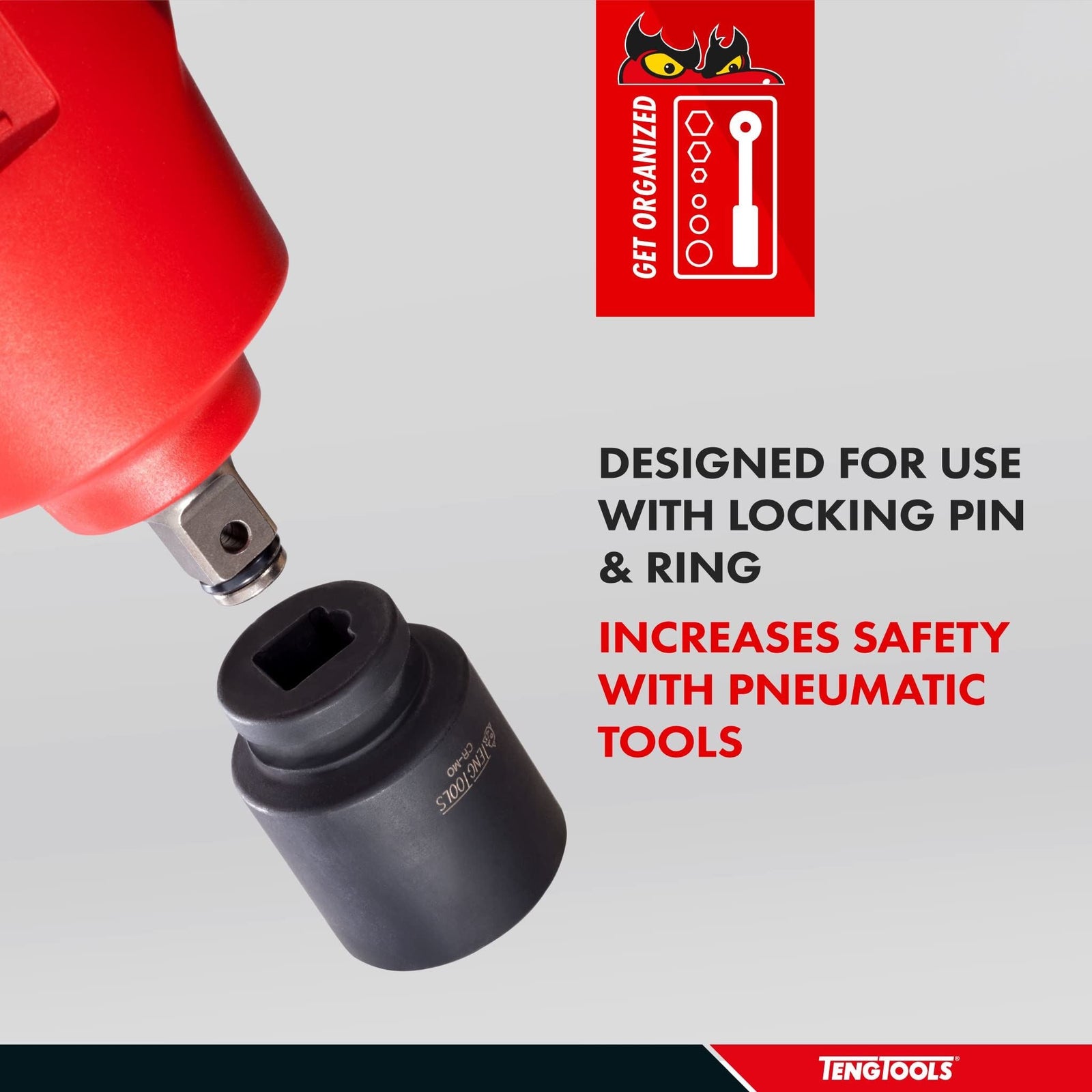 Teng Tools 1/2" Impact Socket DIN AF 3/8"