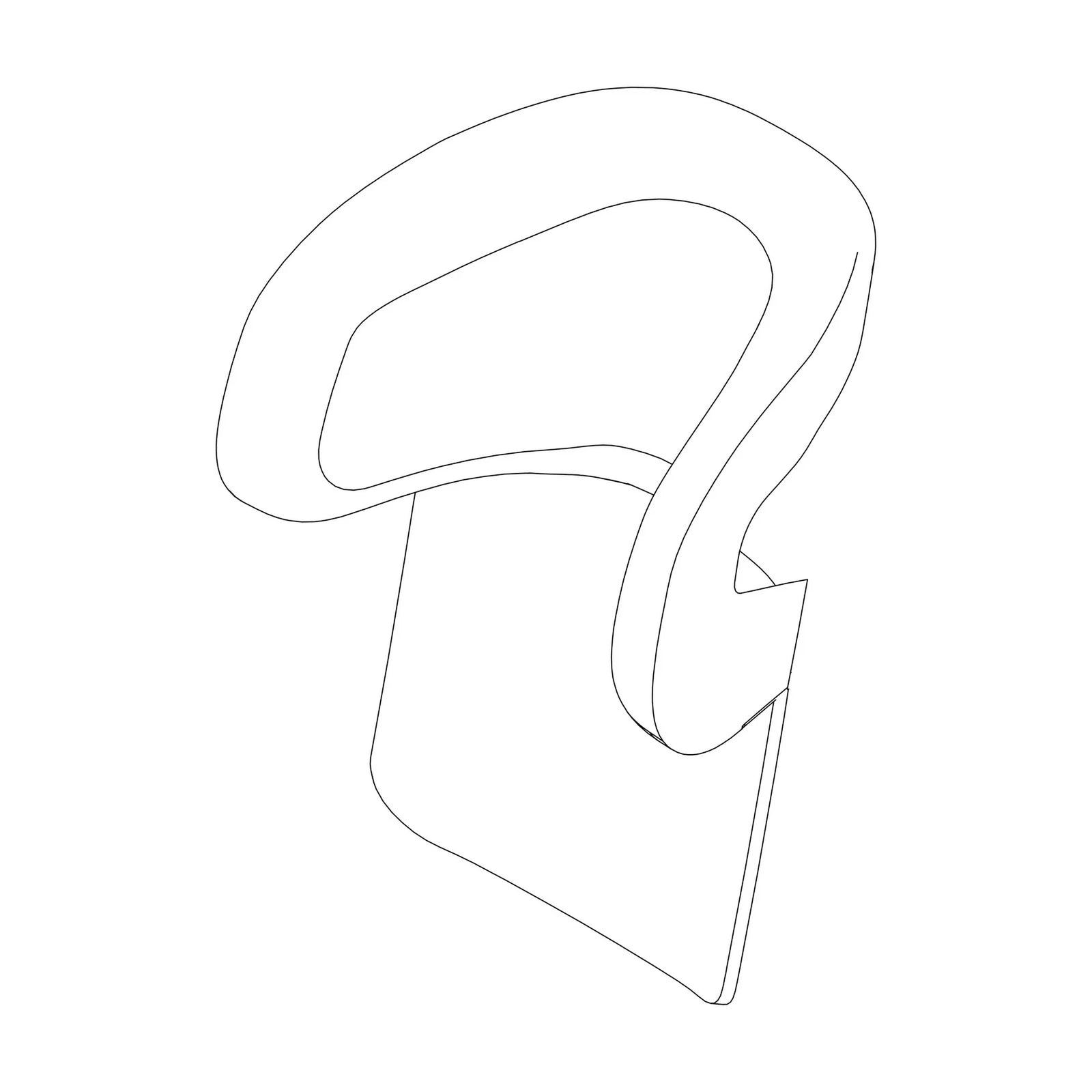 Thule Headrest - Mid Blue - Spare Part