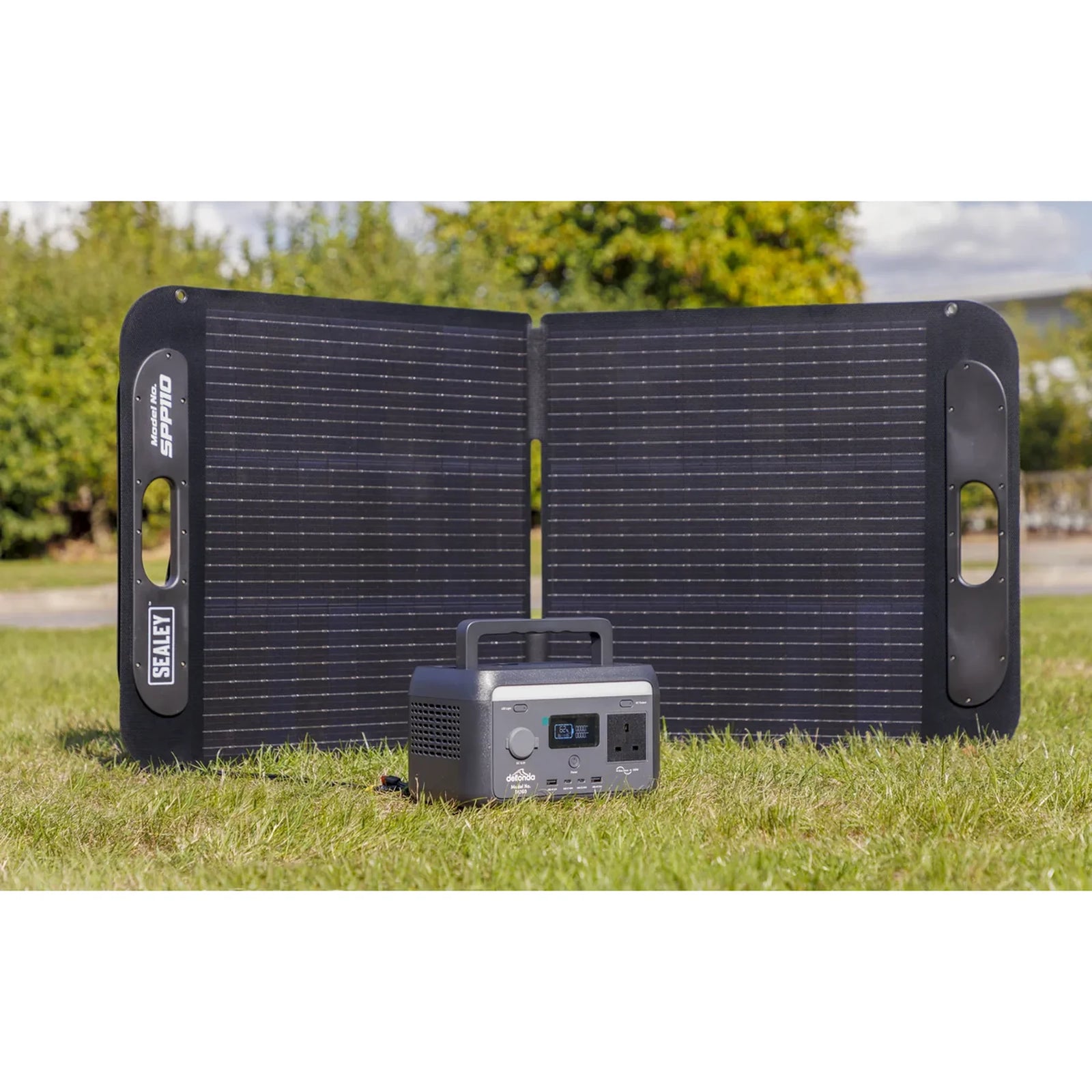 Dellonda Portable Power Station DL178 300W with 110W Solar Panel