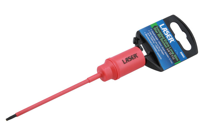 Laser Insulated Extra Long Slim Series Star Bit Socket 3/8"D T10
