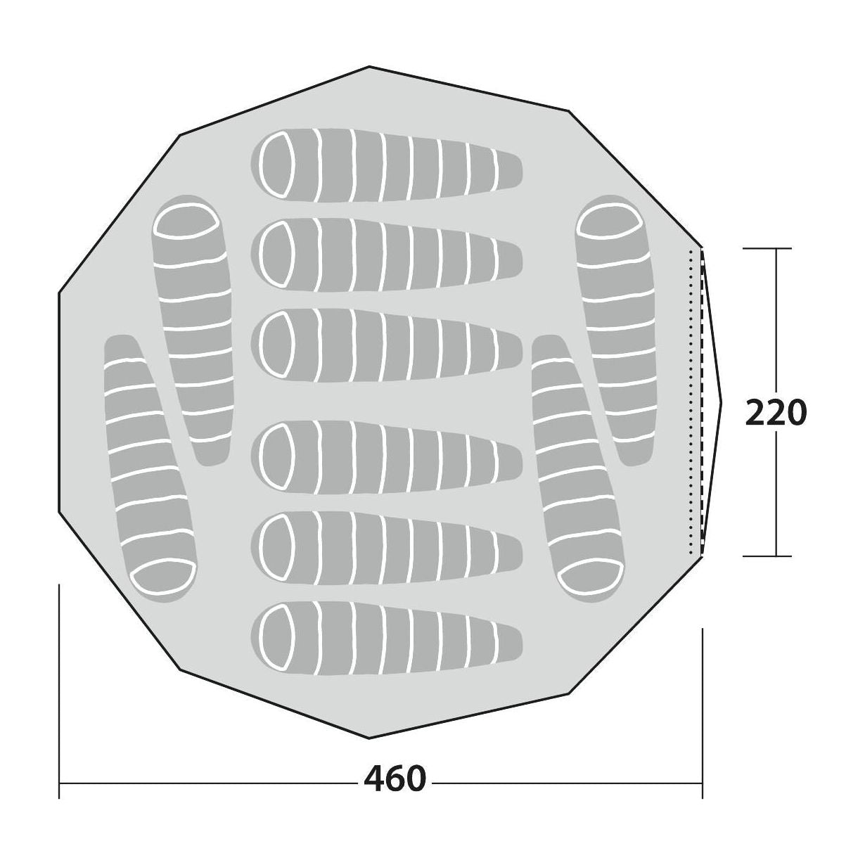 Robens Klondike Grande 10 Berth Poled Tent