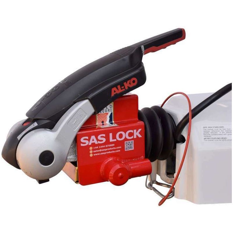 SAS Fortress 2 Gold Hitch Lock For AL-KO Stabilising Head Bailey & Swift Caravan