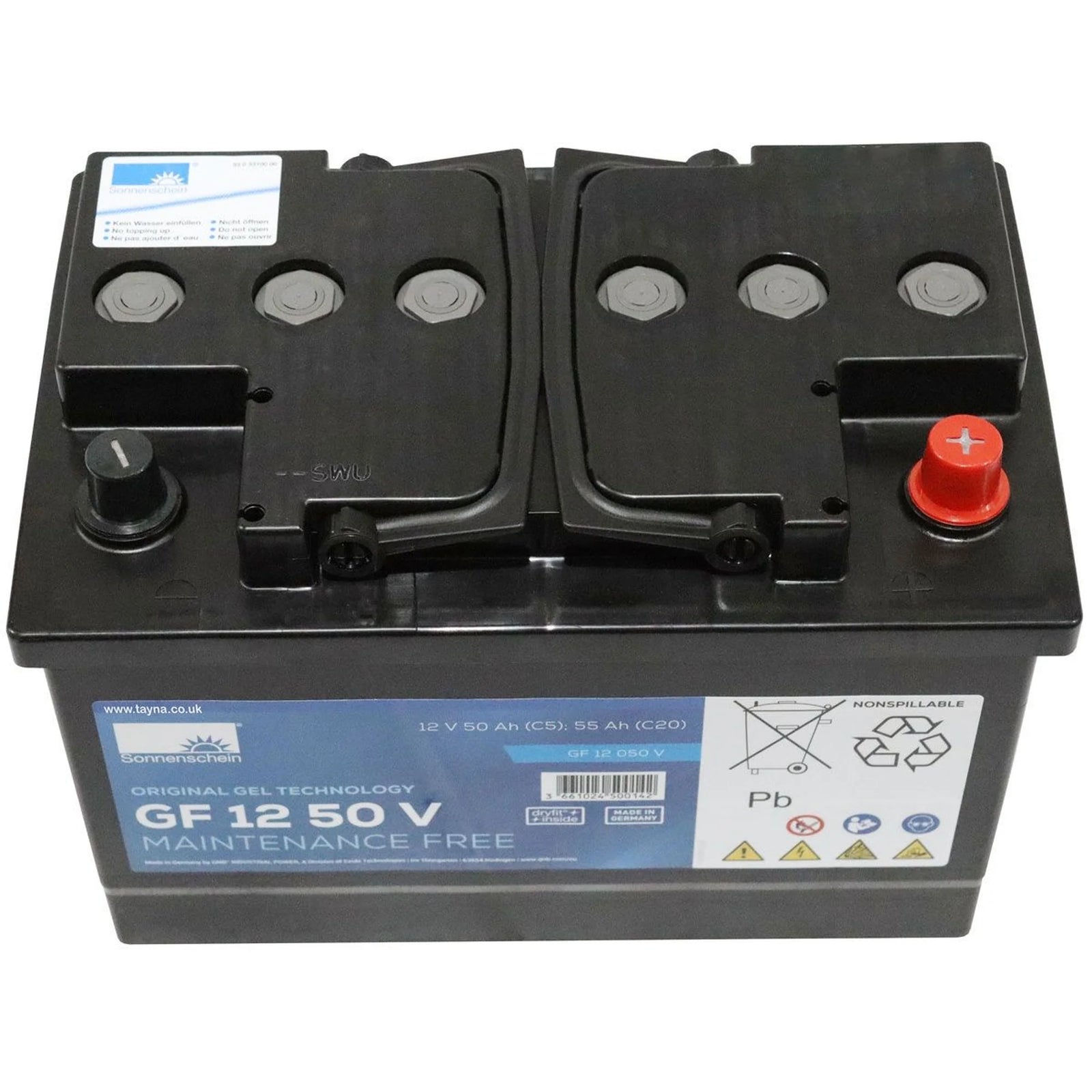 Sonnenschein Gel Battery GF 12 55Ah 12V