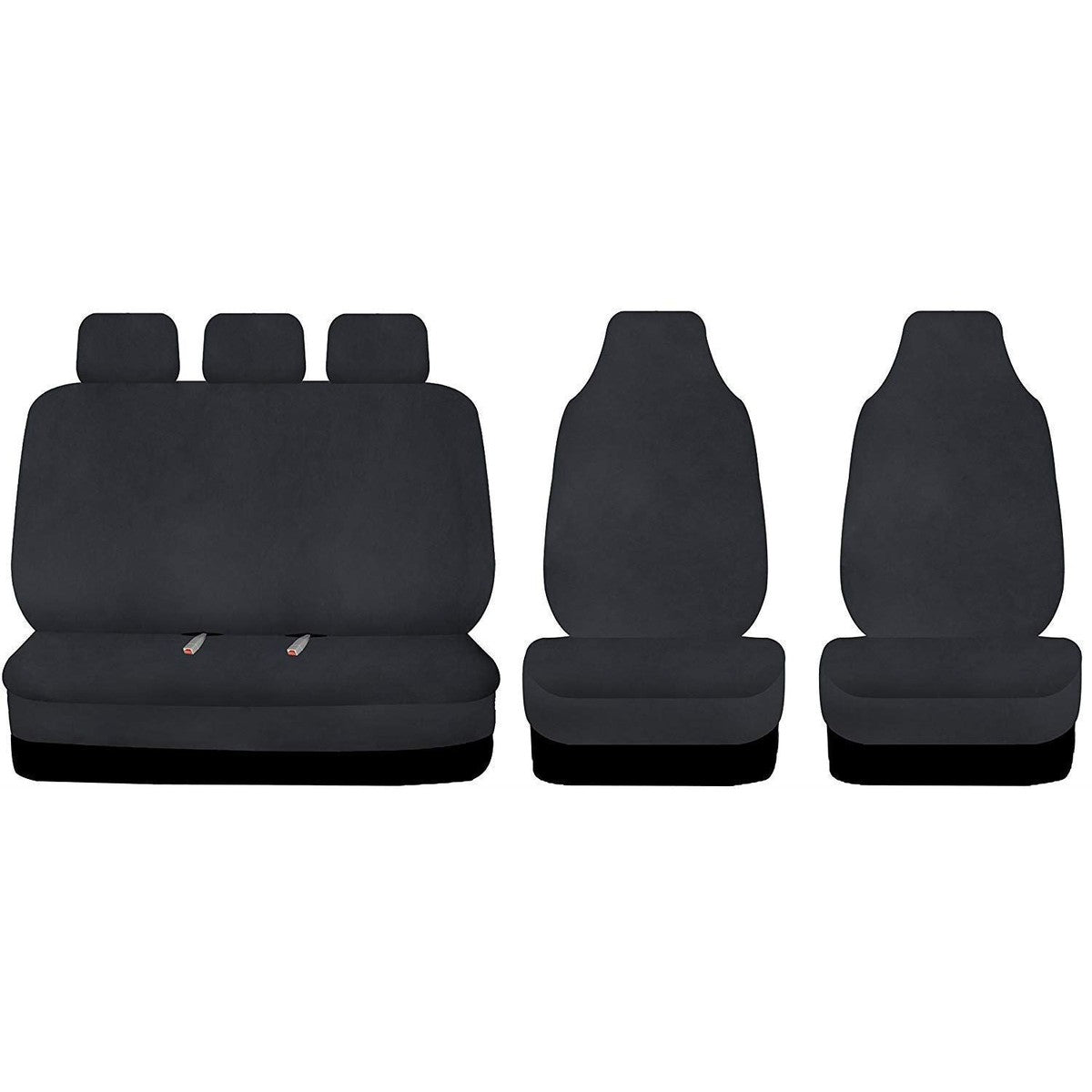 Sakura Full Set Universal Black Waterproof Durable Car Seat Covers Protectors