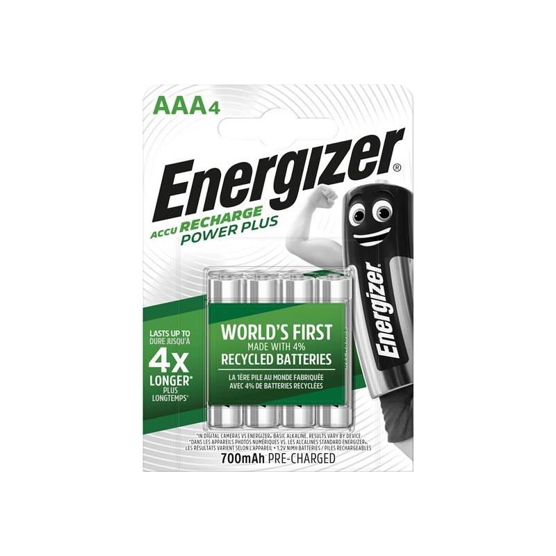 Energizer® Recharge Universal AAA Batteries 700 mAh (Pack 4)