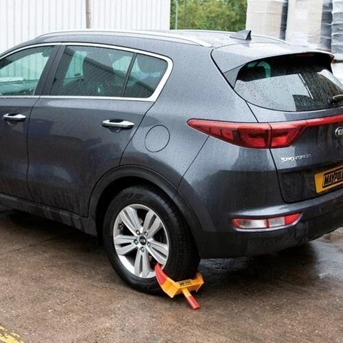 Maypole Security Universal Motorcycle Car Caravan Claw Jaw Wheel Clamp