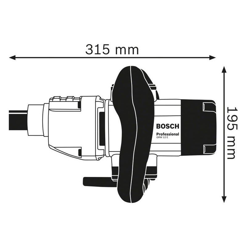 Bosch GRW 12 E Professional Stirrer & Paddle 1,200W 240V