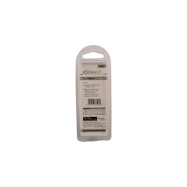 Connect Drive Rivet - for Audi, for BMW, Citroen, for Mercedes-Benz, for Renault, for VW 10pc 36516