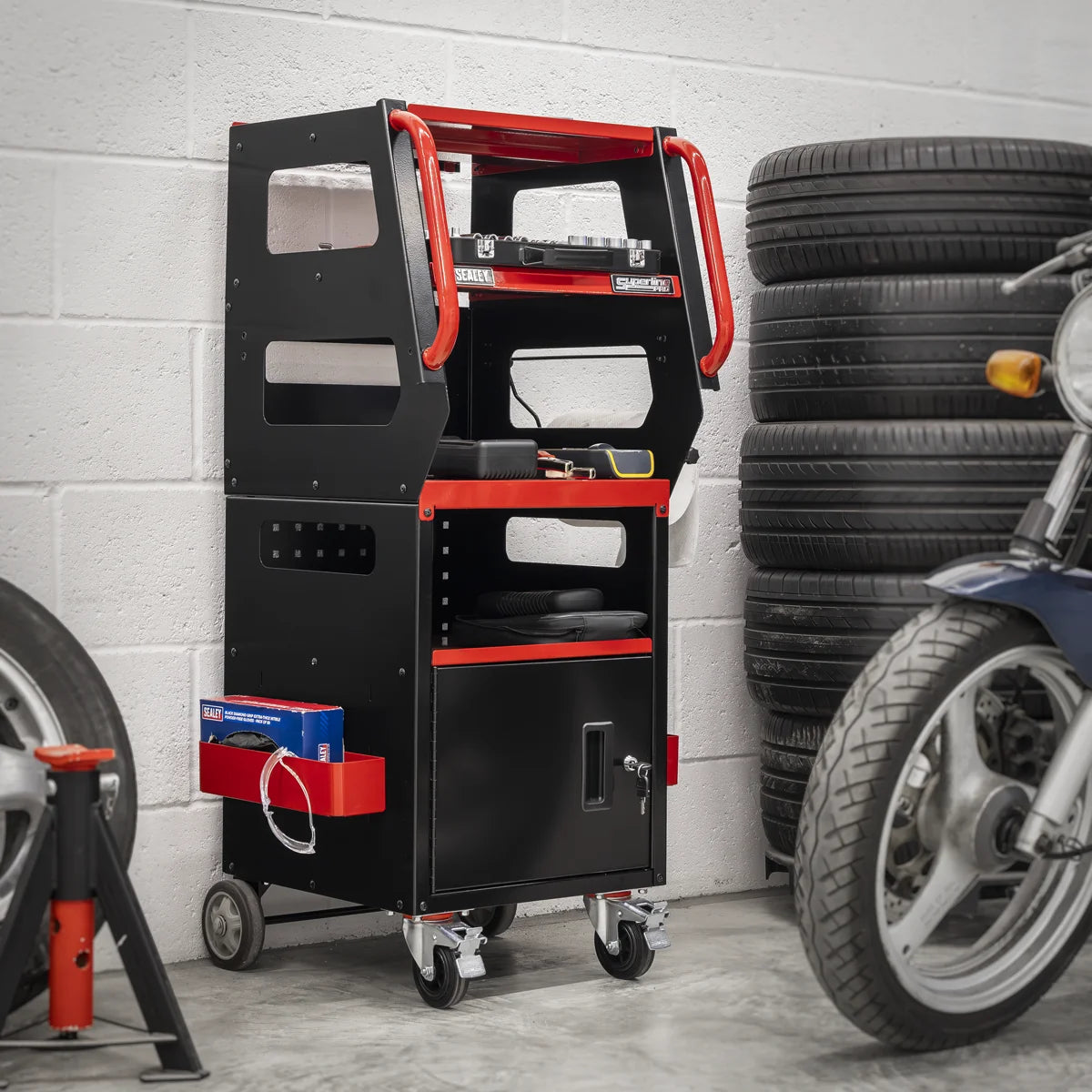 Sealey Superline PRO Diagnostics Trolley 4-Level 435x522x1178.5mm