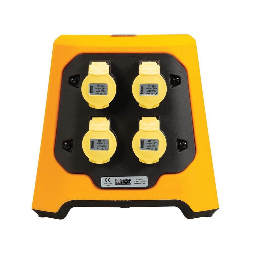 Defender Uplight V3 Multi Socket Base 4 x 16A (Base Only) 110V