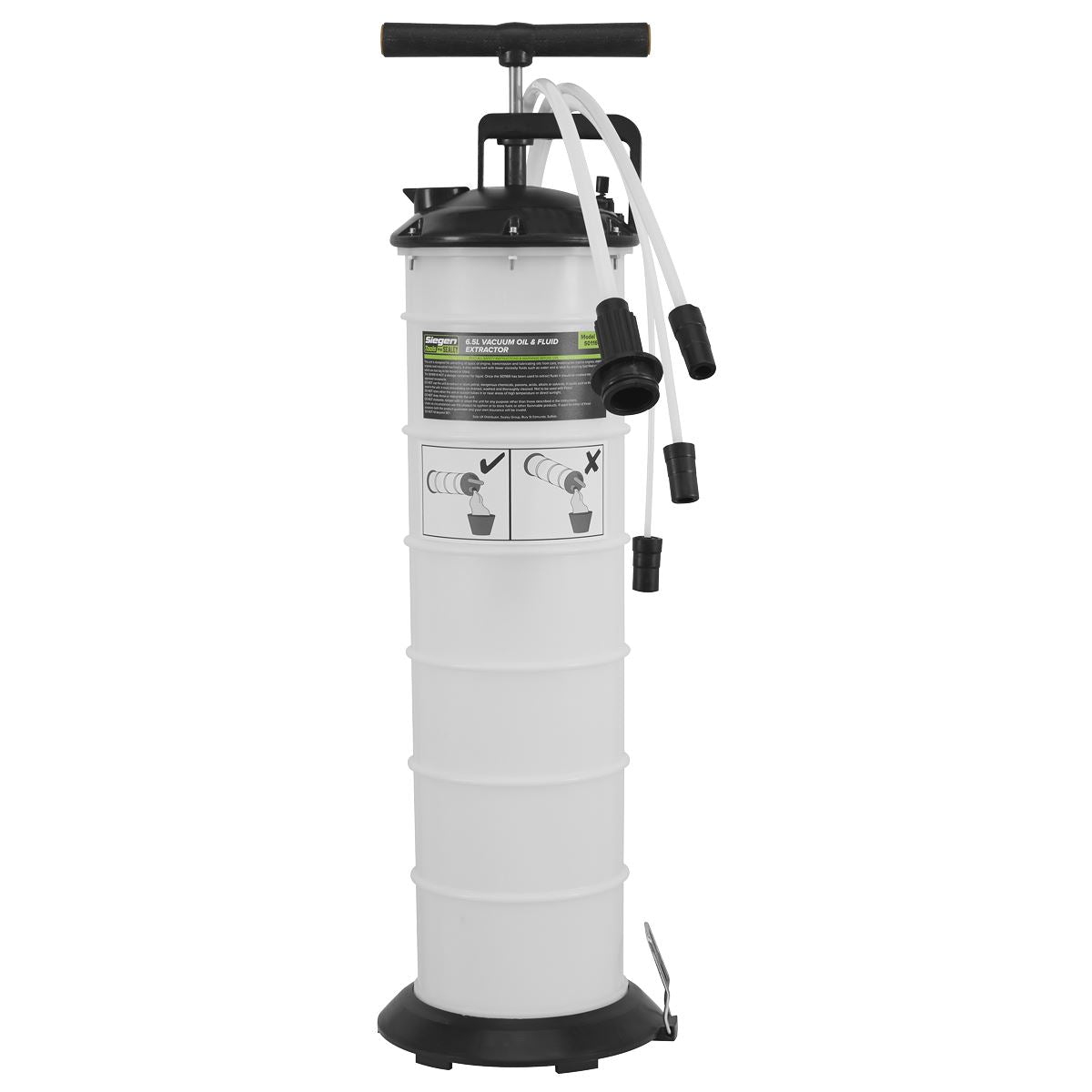 Seigen by Sealey Vacuum Oil & Fluid Extractor Manual 6.5L S01169