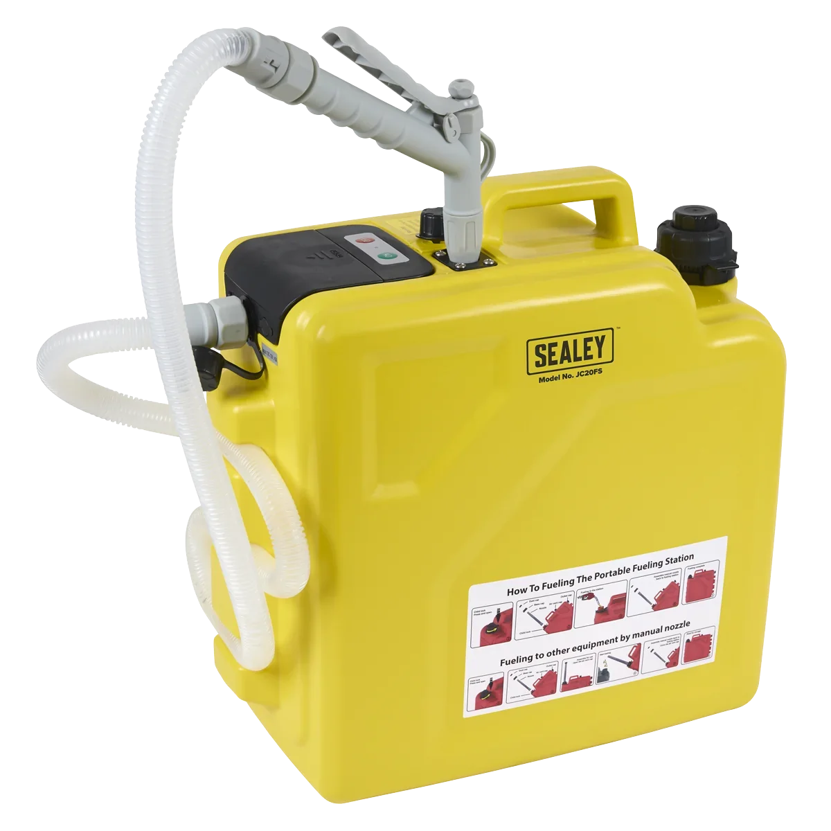 Sealey Multi-Powered Portable Fuelling Station 20L Flow Rate 14L/min