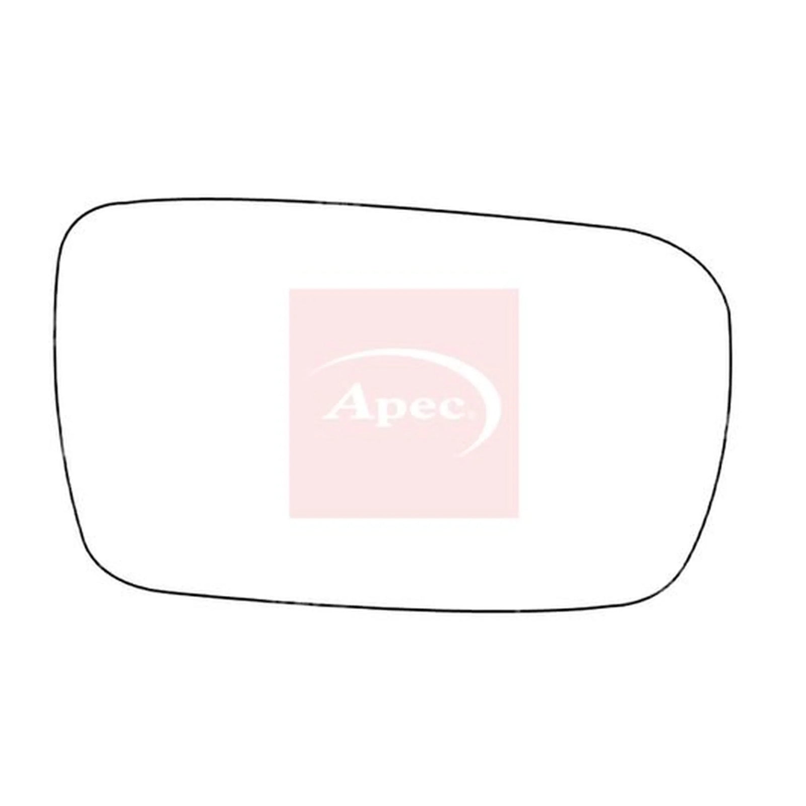 Apec Exterior Wing Mirror Glass Right AMS2636