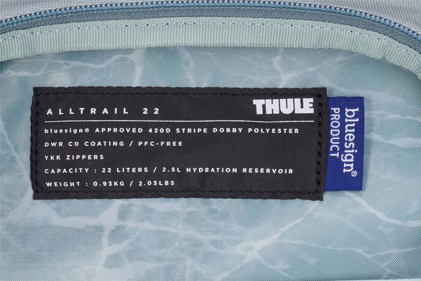 Thule AllTrail hydration pack 22L Pond grey