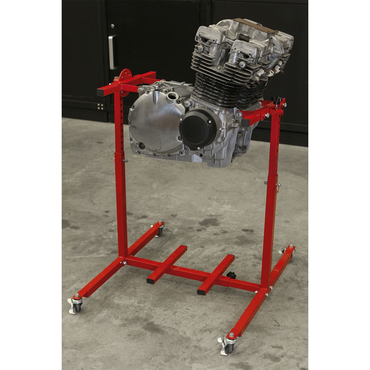 Sealey Engine Rebuild Stand Multi-Cylinder 75kg Capacity MES02