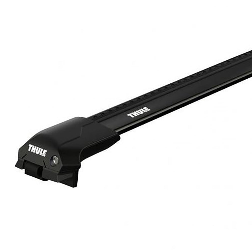 Thule WingBar Edge Roof Bars Black fits Ford Transit Courier 2014- 4 doors with Raised Rails